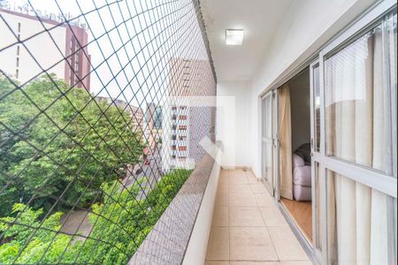 Varanda da Sala de apartamento à venda com 4 quartos, 227m² em Centro, Santo André