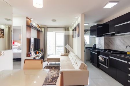 Sala  de apartamento à venda com 2 quartos, 48m² em Padroeira, Osasco