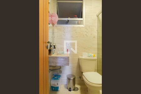 Banheiro do Quarto de apartamento à venda com 3 quartos, 80m² em Camargos, Guarulhos