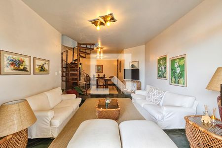 Sala de apartamento para alugar com 3 quartos, 300m² em Balneário Guarujá, Guarujá