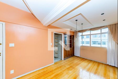 Sala  de apartamento à venda com 3 quartos, 110m² em Coracao de Jesus, Belo Horizonte