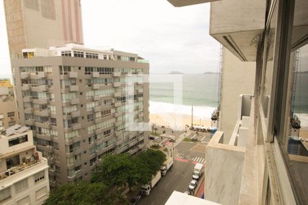 Vista da Sala - Praia de apartamento para alugar com 4 quartos, 165m² em Leblon, Rio de Janeiro