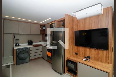 Cozinha de apartamento para alugar com 1 quarto, 40m² em Funcionários, Belo Horizonte