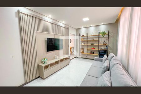 Sala de apartamento à venda com 4 quartos, 122m² em Sion, Belo Horizonte