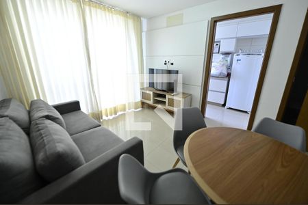 Sala de apartamento para alugar com 1 quarto, 53m² em Setor Marista, Goiânia