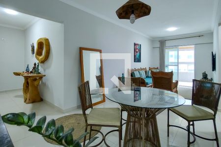 Sala de apartamento para alugar com 2 quartos, 88m² em Guilhermina, Praia Grande