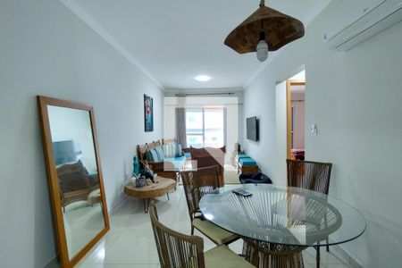 Sala de apartamento para alugar com 2 quartos, 88m² em Guilhermina, Praia Grande