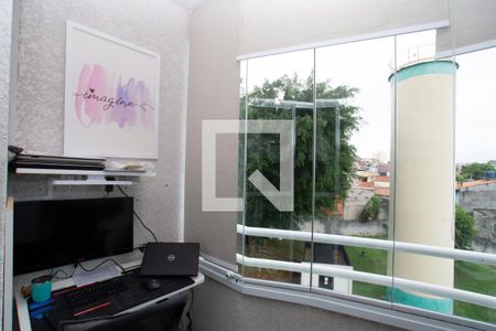 Varanda Sala de apartamento à venda com 2 quartos, 62m² em Jardim Testae, Guarulhos