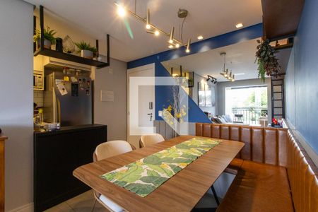 Sala de jantar de apartamento à venda com 2 quartos, 61m² em Taquaral, Campinas