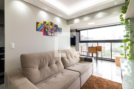 Sala de Estar de apartamento à venda com 2 quartos, 55m² em Vila Ester (zona Norte), São Paulo