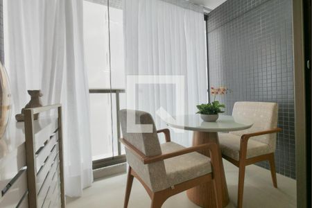 Varanda da Sala de apartamento para alugar com 1 quarto, 40m² em Barra, Salvador