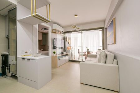 Sala de apartamento para alugar com 1 quarto, 40m² em Barra, Salvador