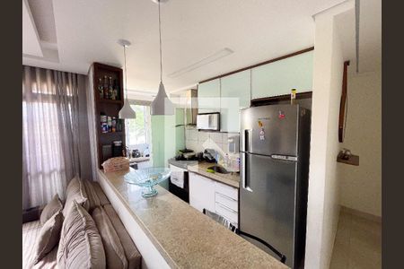 Cozinha de apartamento para alugar com 2 quartos, 57m² em Jk, Contagem