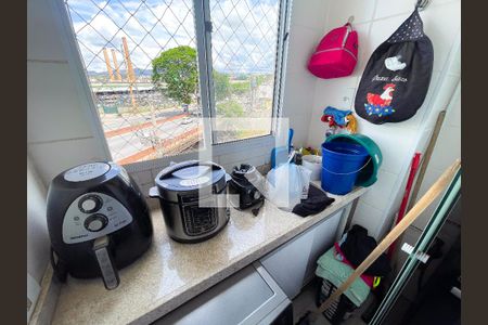 Cozinha de apartamento para alugar com 2 quartos, 57m² em Jk, Contagem