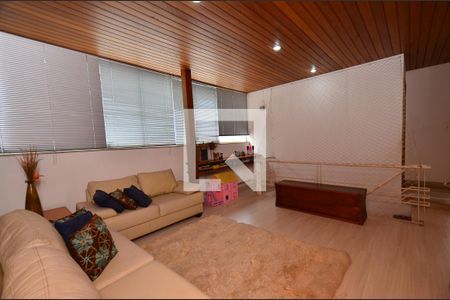 Sala cobertura de apartamento à venda com 3 quartos, 140m² em União, Belo Horizonte