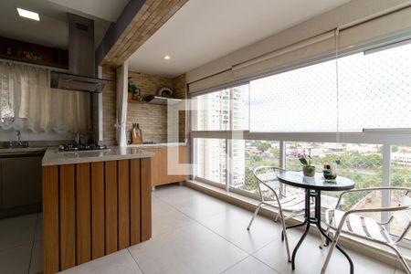 Varanda Sala de apartamento à venda com 2 quartos, 74m² em Fazenda Santa Cândida, Campinas