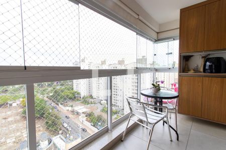 Varanda Sala de apartamento à venda com 2 quartos, 74m² em Fazenda Santa Cândida, Campinas