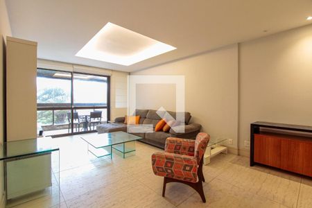 Sala de apartamento para alugar com 4 quartos, 205m² em Barra da Tijuca, Rio de Janeiro