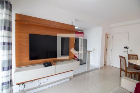 Sala de apartamento à venda com 1 quarto, 50m² em Vila Cordeiro, São Paulo