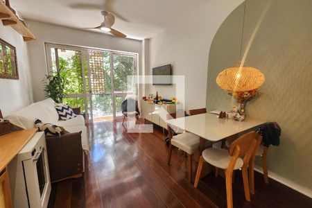 Sala de apartamento para alugar com 2 quartos, 65m² em Humaitá, Rio de Janeiro