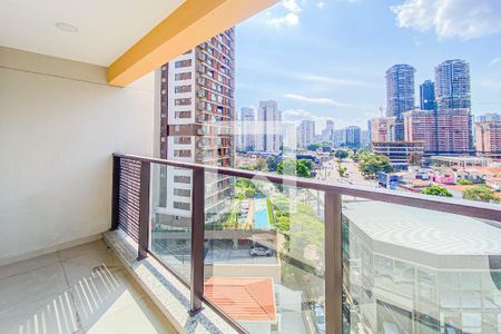 Varanda de kitnet/studio para alugar com 1 quarto, 28m² em Jardim das Acácias, São Paulo