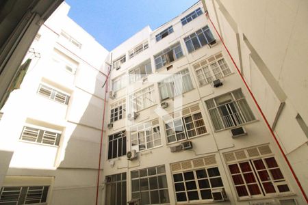 Vista da Sala/Quarto de kitnet/studio para alugar com 1 quarto, 20m² em Botafogo, Rio de Janeiro