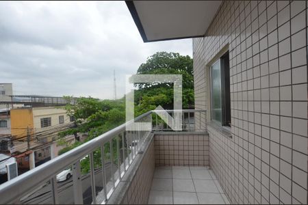 Varanda da Sala de apartamento para alugar com 1 quarto, 35m² em Madureira, Rio de Janeiro