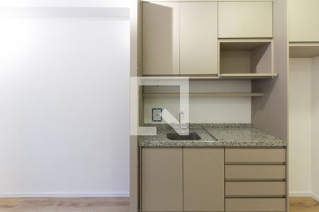 Sala/Cozinha de apartamento para alugar com 1 quarto, 32m² em Indianópolis, São Paulo