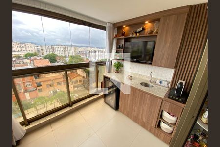 Varanda da Sala de apartamento à venda com 3 quartos, 80m² em Cachambi, Rio de Janeiro