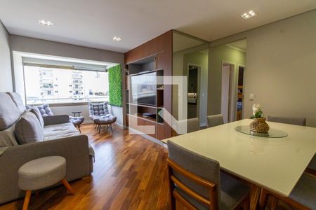 Sala de apartamento à venda com 3 quartos, 78m² em Vila Gomes Cardim, São Paulo