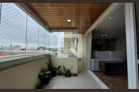 Varanda de apartamento à venda com 3 quartos, 126m² em Centro, Santo André