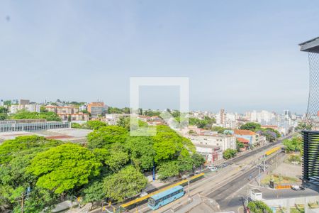 Varanda da Sala de apartamento à venda com 1 quarto, 50m² em Santana, Porto Alegre