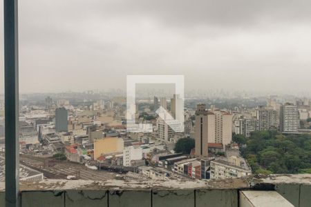 Varanda da Sala de apartamento para alugar com 1 quarto, 32m² em Centro Histórico de São Paulo, São Paulo