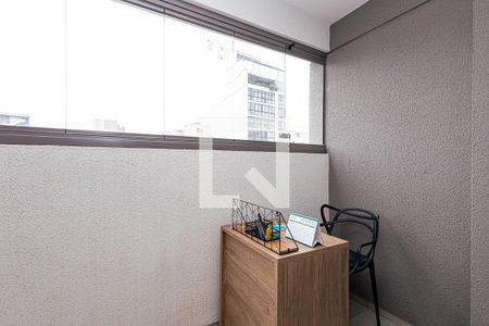 Varanda de apartamento à venda com 1 quarto, 35m² em Consolação, São Paulo