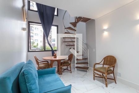 Sala de apartamento à venda com 1 quarto, 49m² em Vila Olímpia, São Paulo