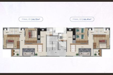 Apartamento à venda com 2 quartos, 66m² em Barroca, Belo Horizonte