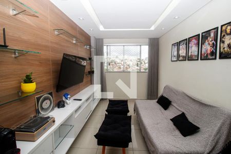 Sala de apartamento à venda com 3 quartos, 70m² em Nova Granada, Belo Horizonte