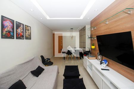 Sala de apartamento à venda com 3 quartos, 70m² em Nova Granada, Belo Horizonte