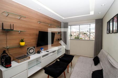 Sala de apartamento à venda com 3 quartos, 70m² em Nova Granada, Belo Horizonte