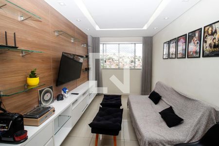 Sala de apartamento à venda com 3 quartos, 70m² em Nova Granada, Belo Horizonte