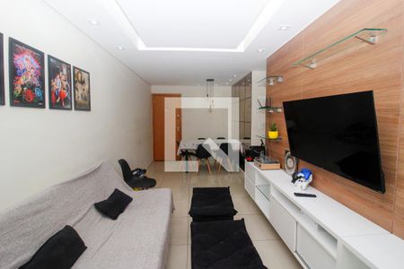 Sala de apartamento à venda com 3 quartos, 70m² em Nova Granada, Belo Horizonte