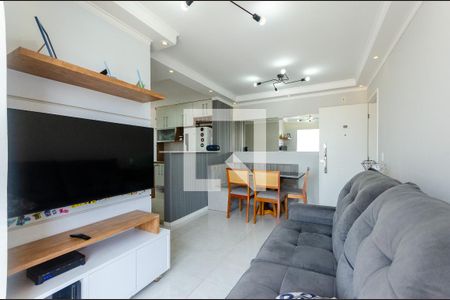 Sala de apartamento à venda com 2 quartos, 48m² em Vila Arcádia, São Paulo