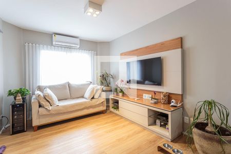 Sala de apartamento à venda com 1 quarto, 55m² em Indianópolis, São Paulo