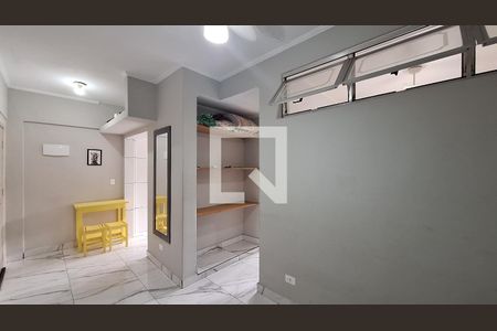 Sala  de apartamento para alugar com 1 quarto, 35m² em Canto do Forte, Praia Grande