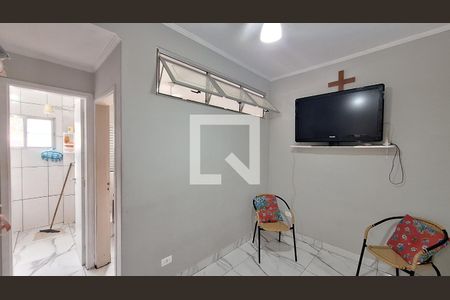 Sala de apartamento para alugar com 1 quarto, 35m² em Canto do Forte, Praia Grande