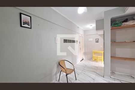 Sala de apartamento para alugar com 1 quarto, 35m² em Canto do Forte, Praia Grande