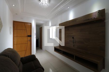 Sala de apartamento para alugar com 2 quartos, 100m² em Vila Camilópolis, Santo André