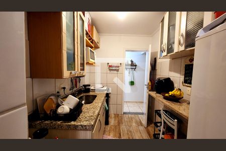 Cozinha e Área de Serviço de apartamento à venda com 2 quartos, 50m² em Jardim Pacaembu, Jundiaí