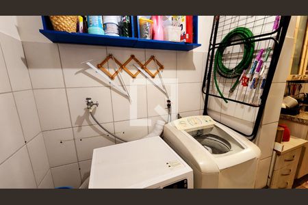 Cozinha e Área de Serviço de apartamento à venda com 2 quartos, 50m² em Jardim Pacaembu, Jundiaí