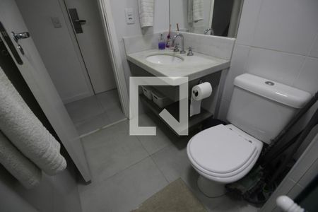 Banheiro da Suíte de kitnet/studio à venda com 1 quarto, 20m² em Barra da Tijuca, Rio de Janeiro